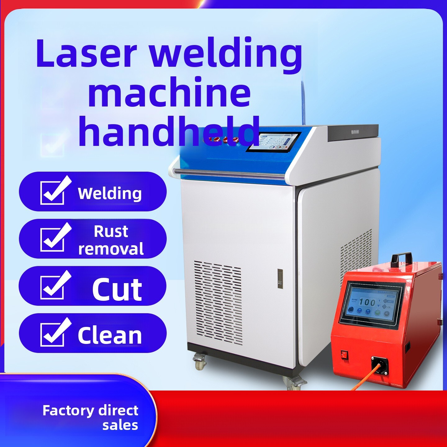 Handheld Industrial Fully Auto - Industrial Laser Rust Removal Machine review and price