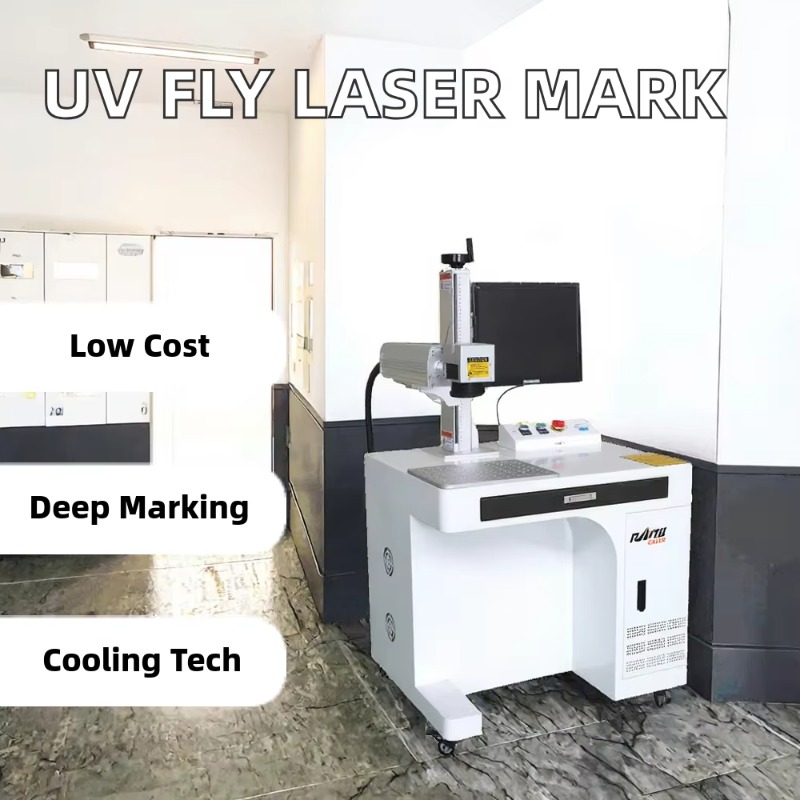 New Arrival UV Fly Laser Marki - Industrial Laser Printer review and price