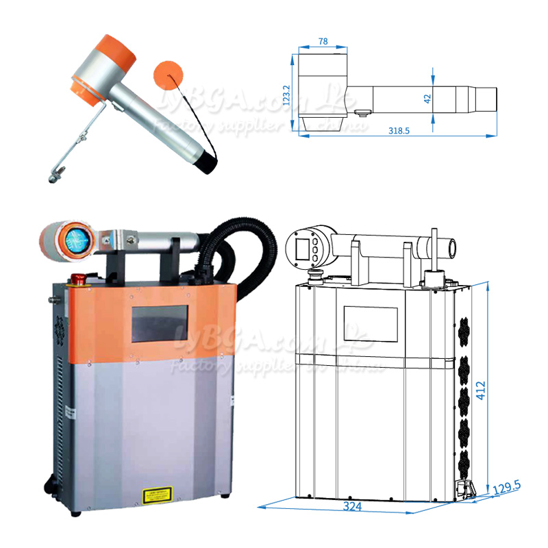 LY-LCG100A 100W Pulsed Laser C - Industrial Laser review and price