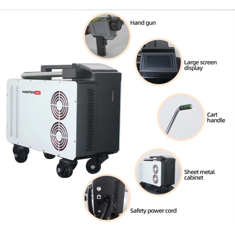 Portable Pulse Fiber 300W Lase - Industrial Laser For Cleaning review and price
